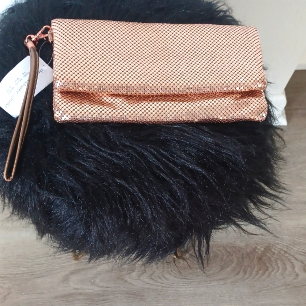 🆕Soft Metallic Gold Party Clutch